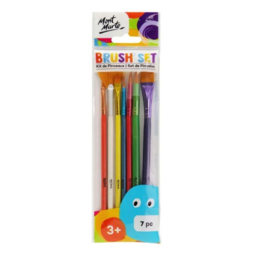 MONT MARTE BRUSH SET Kids Brushes Pk7